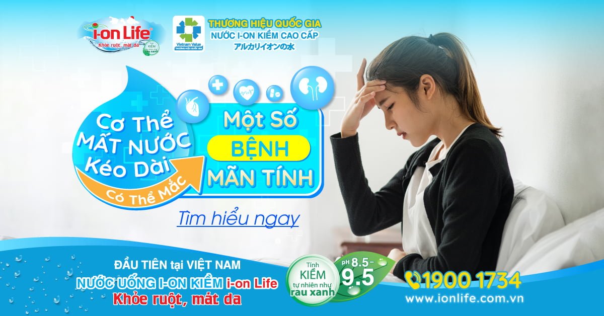Co the thieu nuoc keo dai co the mac mot so benh man tinh 2