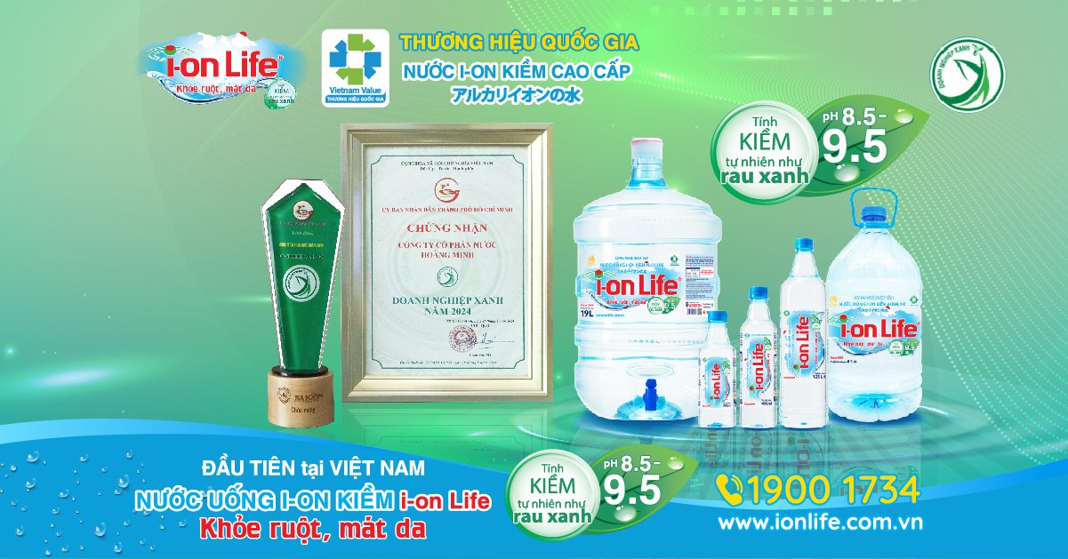 i-on Life doanh nghiếp xanh Thành Phố Hồ Chí Minh lần thứ 2 liên tiếp