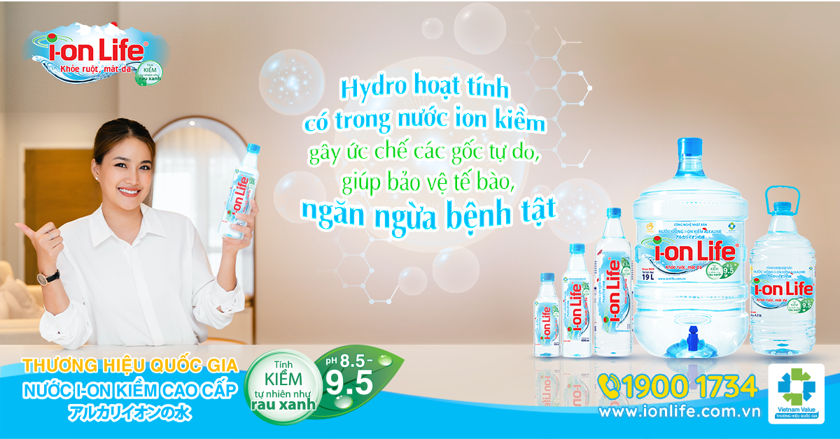 nuoc giau hydro hoat tinh tot cho suc khoe