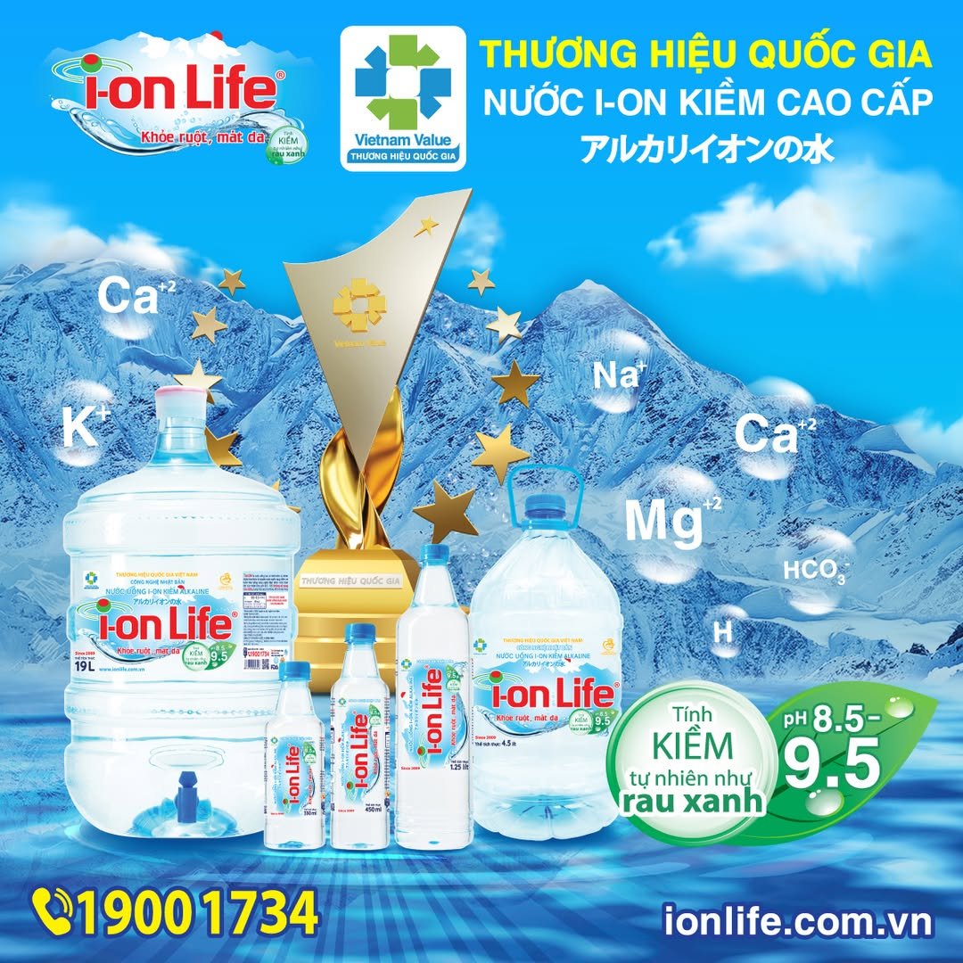 I ON LIFE TU HAO LA NUOC ION KIEM DUY NHAT